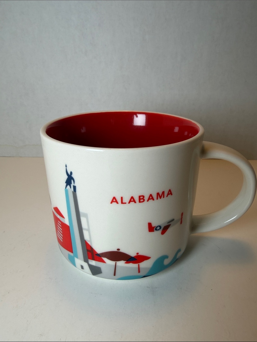 STARBUCKS Alabama "You Are Here" Coffee Cup Mug 14 oz. Retired